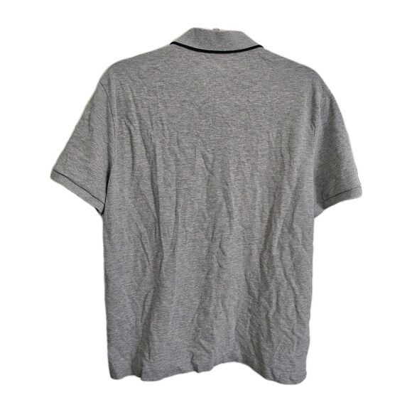 Lacoste Polo Shirt Mens XL Gray Classic Fit Short Sleeve Collared Top Fr 6 US XL - Picture 6 of 8